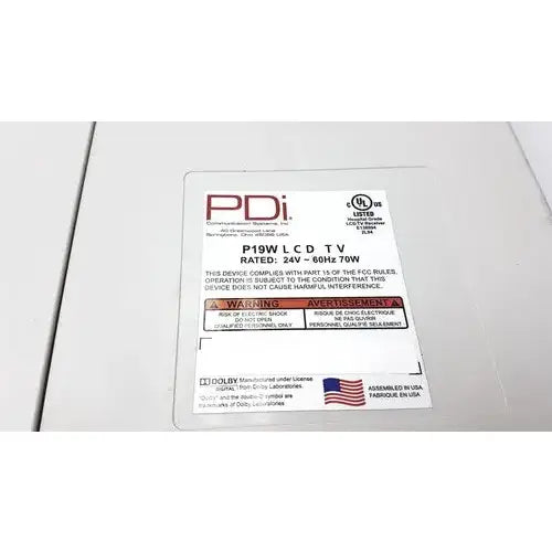 PDI ?PDI P19W Face Plate Control Healthcare Grade Multi-Media Center Medical Equipment Part, second-hand product photo 8