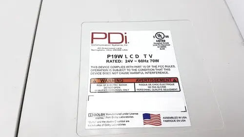 PDI ?PDI P19W Face Plate Control Healthcare Grade Multi-Media Center Medical Equipment Part, second-hand product photo 8