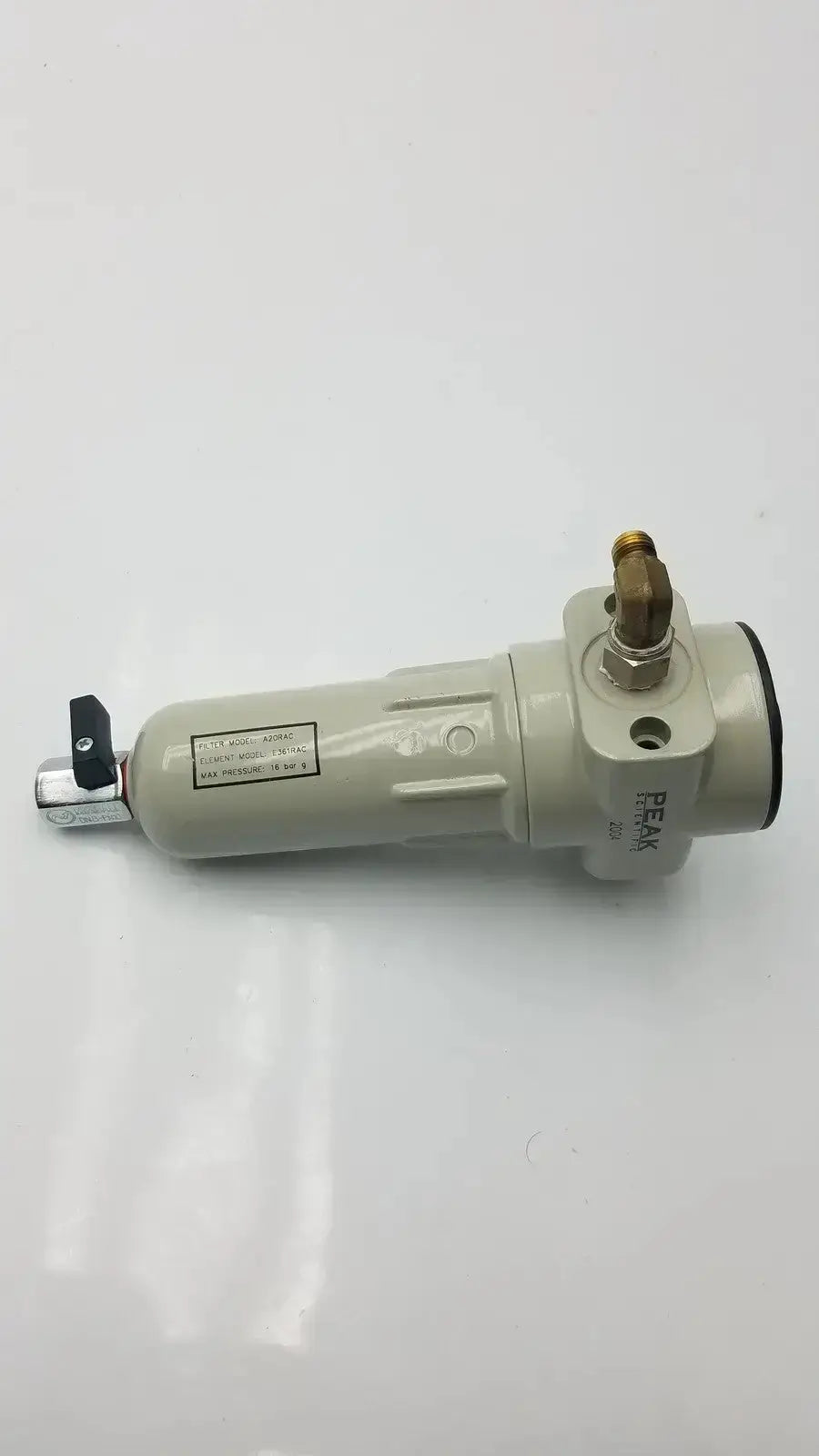 Peak Scientific 2004 Filter Model: A20RAC, Element Model E361RAC Gas Generator Filter, second-hand product photo 3