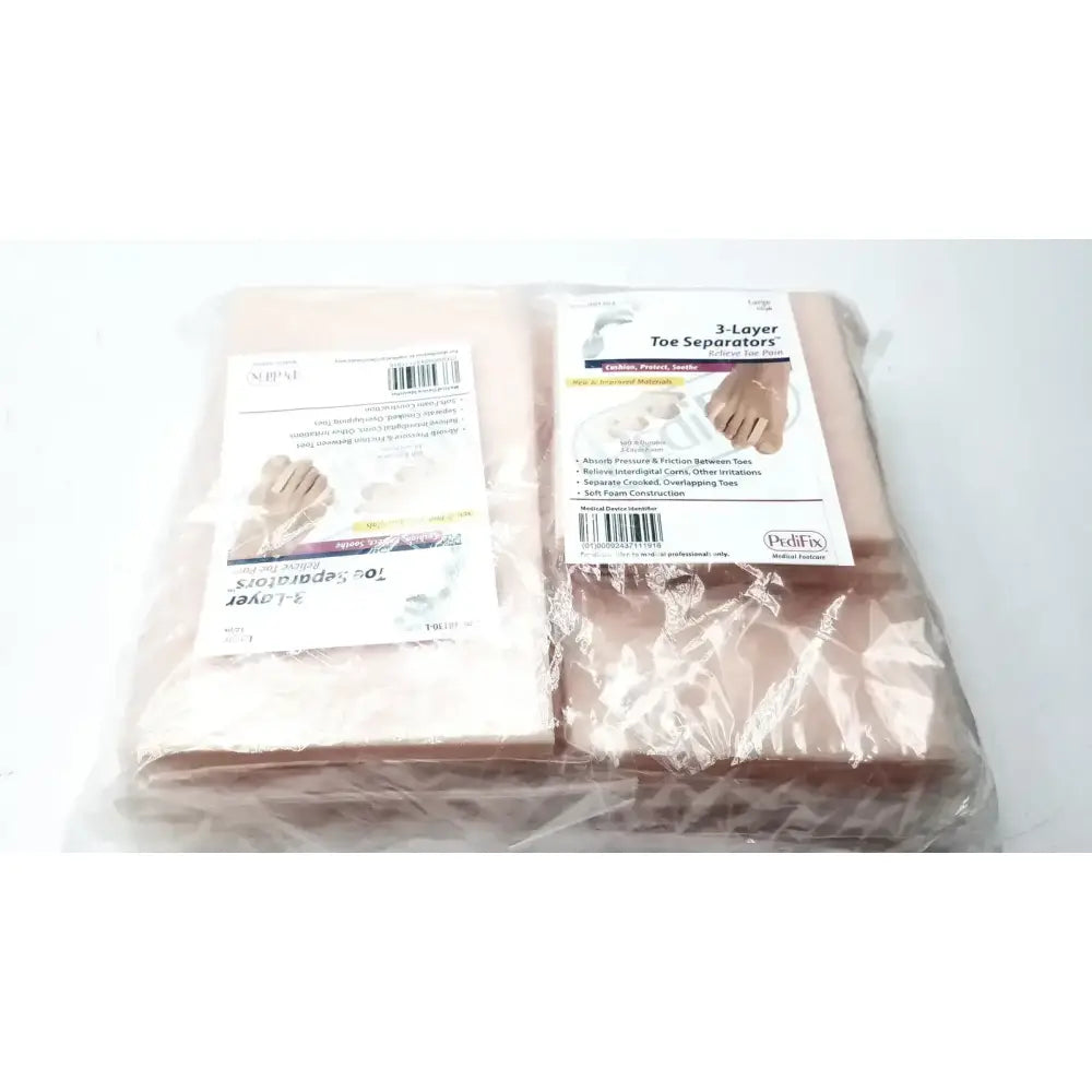 PediFix 8130-L 3-Layer Toe Separators - Large 12/Pack Toe Separators, second-hand product photo 1