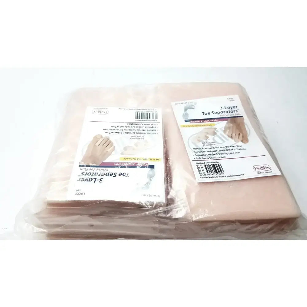 PediFix 8130-L 3-Layer Toe Separators - Large 12/Pack Toe Separators, second-hand product photo 3