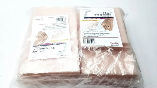 PediFix 8130-L 3-Layer Toe Separators - Large 12/Pack Toe Separators, second-hand product photo 1