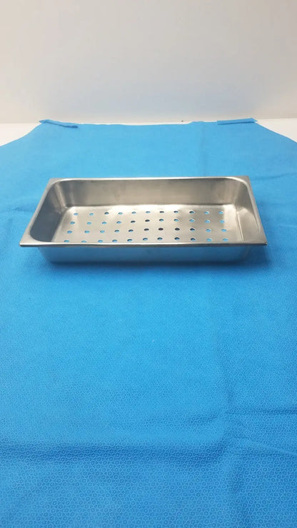 Unbranded Perforated Stainless Steel Steam Table Pan – Buffet/Serving, Used Steam Table Pan, second-hand product photo 3