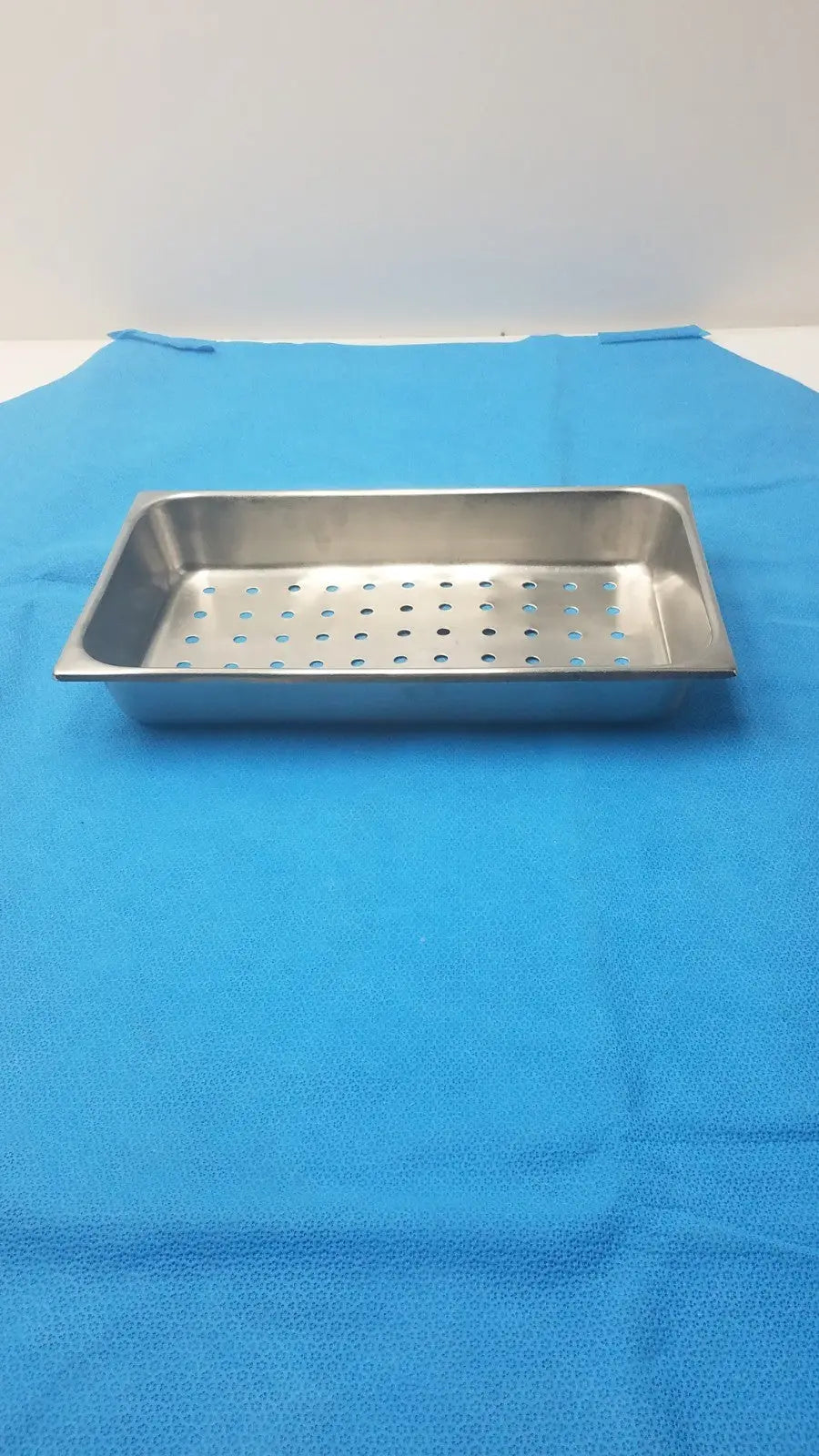 Unbranded Perforated Stainless Steel Steam Table Pan – Buffet/Serving, Used Steam Table Pan, second-hand product photo 3