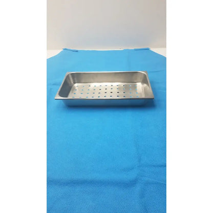 Unbranded Perforated Stainless Steel Steam Table Pan – Buffet/Serving, Used Steam Table Pan, second-hand product photo 3