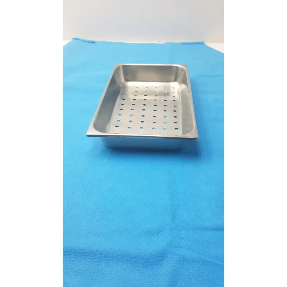 Unbranded Perforated Stainless Steel Steam Table Pan – Buffet/Serving, Used Steam Table Pan, second-hand product photo 1