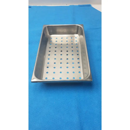 Unbranded Perforated Stainless Steel Steam Table Pan – Buffet/Serving, Used Steam Table Pan, second-hand product photo 2