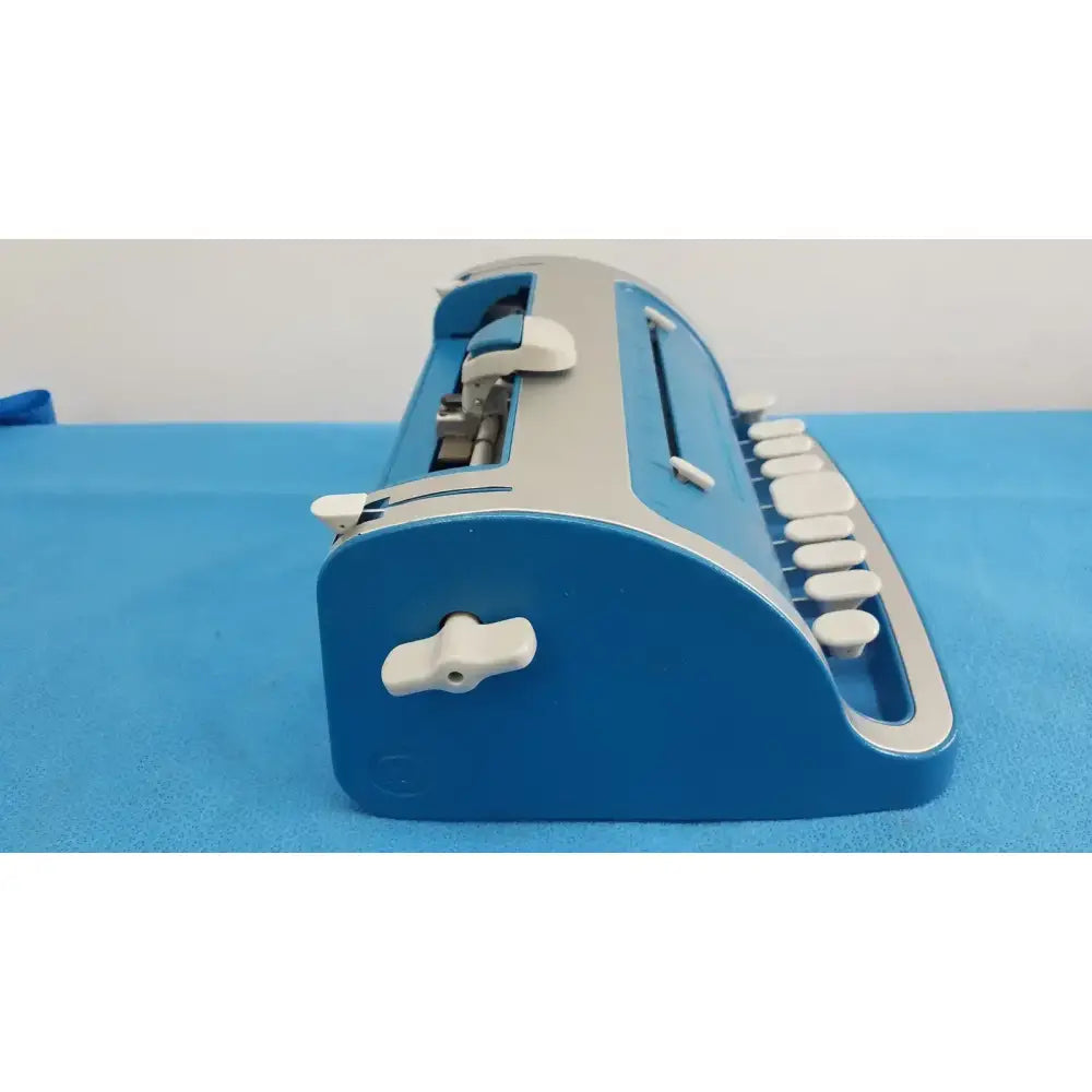 Perkins APH Brailler Blue Gray Portable Braille Braille Writer, as-is (for parts) product photo 7