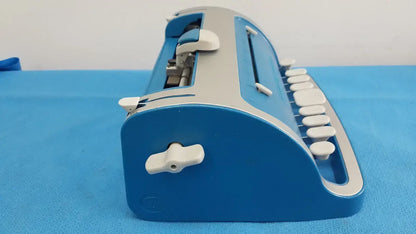 Perkins APH Brailler Blue Gray Portable Braille Braille Writer, as-is (for parts) product photo 7