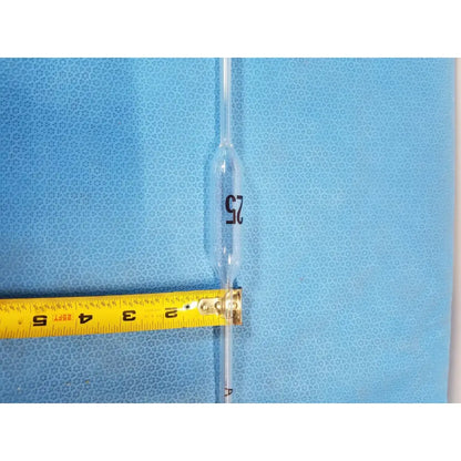 Pfeiffer Glass 25 mL – Borosilicate Laboratory Measuring Tube (Vintage) Pipette, second-hand product photo 4