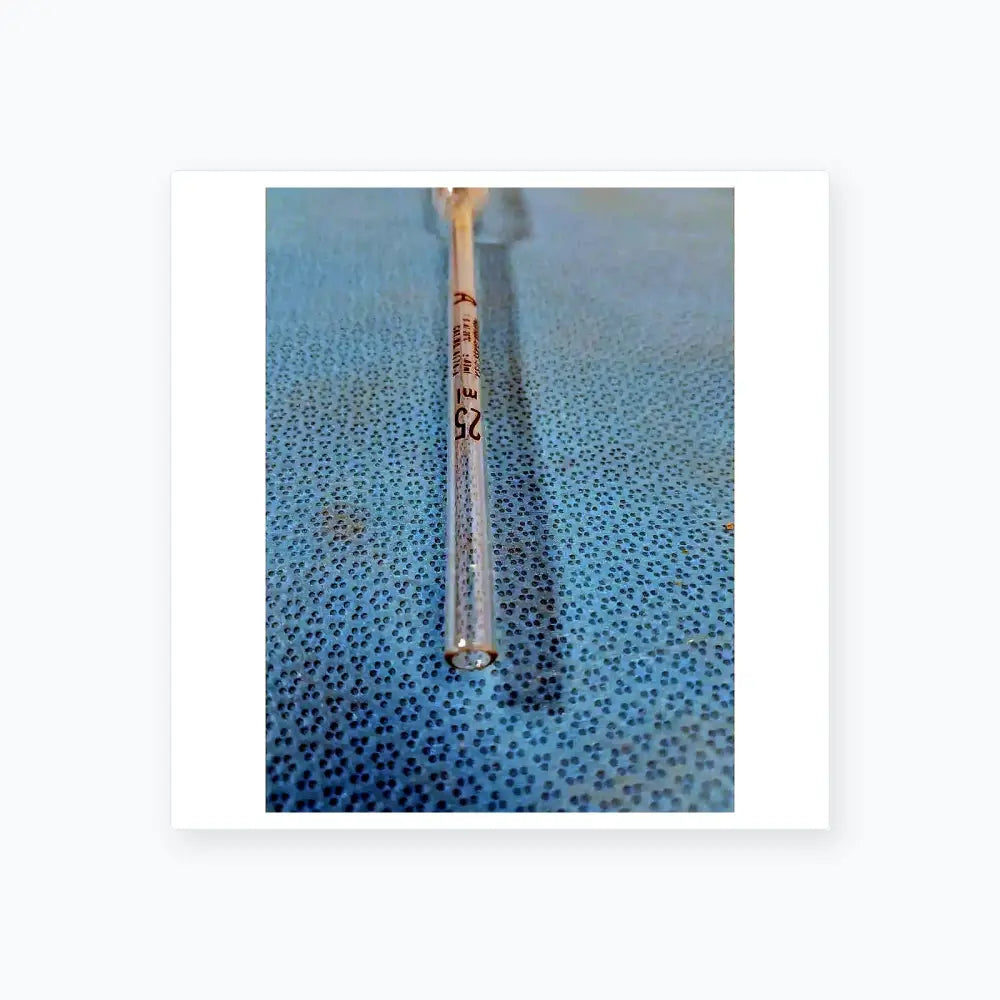 Pfeiffer Glass 25 mL – Borosilicate Laboratory Measuring Tube (Vintage) Pipette, second-hand product photo 2