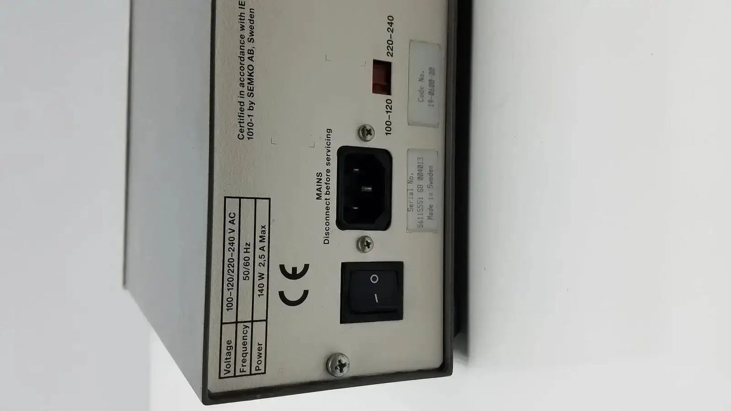 Pharmacia Biotech Electrophoresis Power Supply EPS 600 Electrophoresis Power Supply, second-hand product photo 7
