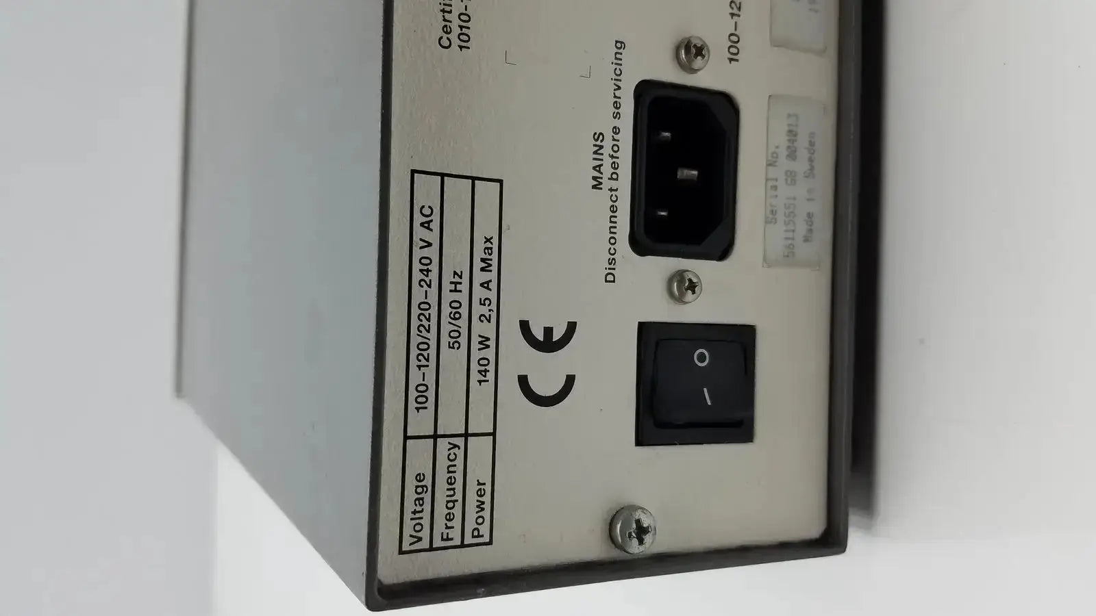 Pharmacia Biotech Electrophoresis Power Supply EPS 600 Electrophoresis Power Supply, second-hand product photo 6