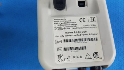 Philips 453564253071 Invivo USB Thermal Printer w/ Power Adapter & Output Cable Thermal Printer, second-hand product photo 7