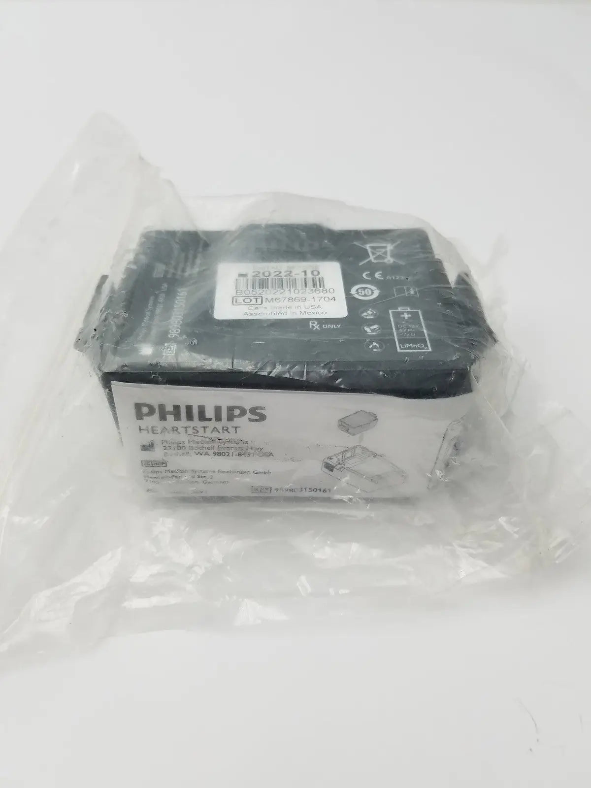 Philips 989803150161 Replacement Battery for Use with FR3 AED System Defibrillator Battery, new product photo 1