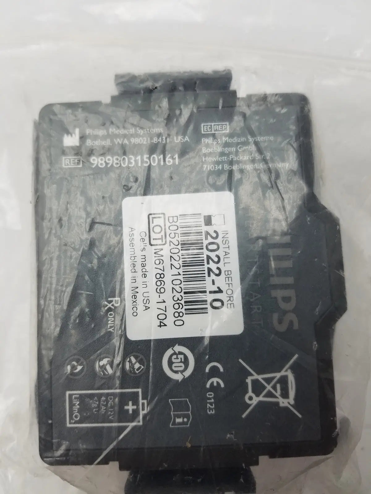Philips 989803150161 Replacement Battery for Use with FR3 AED System Defibrillator Battery, new product photo 6