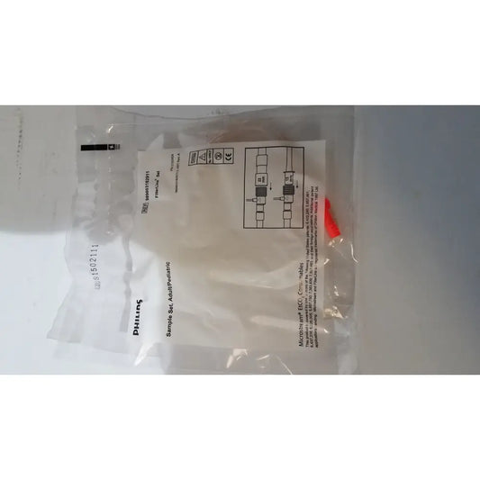 Philips 989803182911 microstream filterline set adult pediatric in clear plastic packaging with printed specifications