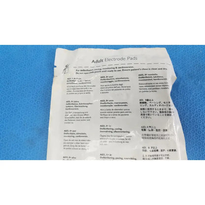 Philips Adult Plus Electrode Pad 8Y+ / Instructional Use Check Use Before Date Electrode Pad, as-is (for parts) product photo 8
