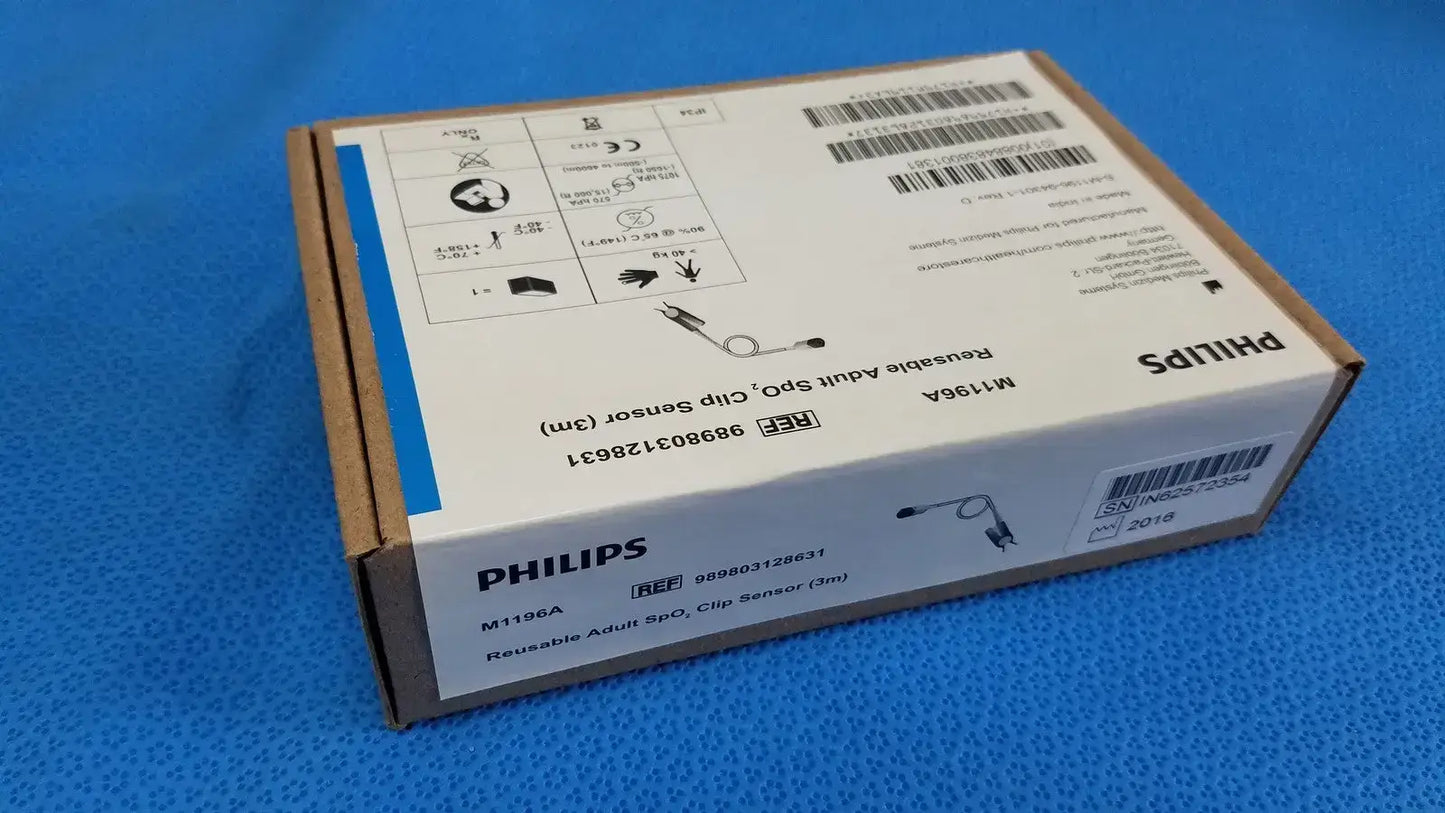 Philips Adult Spo2 Clip Sensor 3m - M1196A SpO2 Sensor, second-hand product photo 3