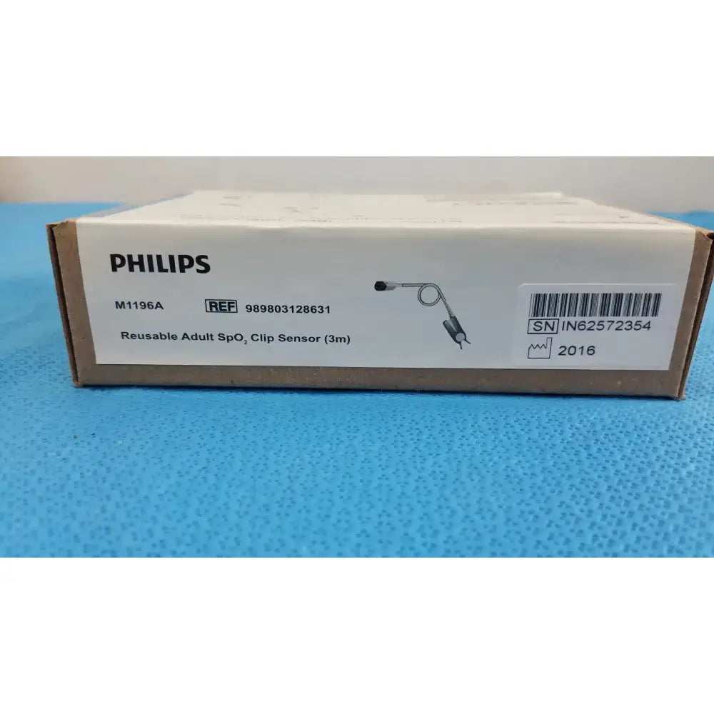 Philips Adult Spo2 Clip Sensor 3m - M1196A SpO2 Sensor, second-hand product photo 4