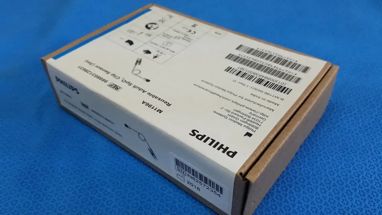 Philips Adult Spo2 Clip Sensor 3m - M1196A SpO2 Sensor, second-hand product photo 5