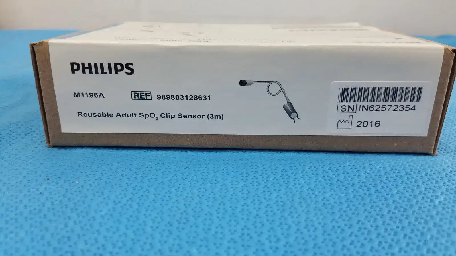 Philips Adult Spo2 Clip Sensor 3m - M1196A SpO2 Sensor, second-hand product photo 4