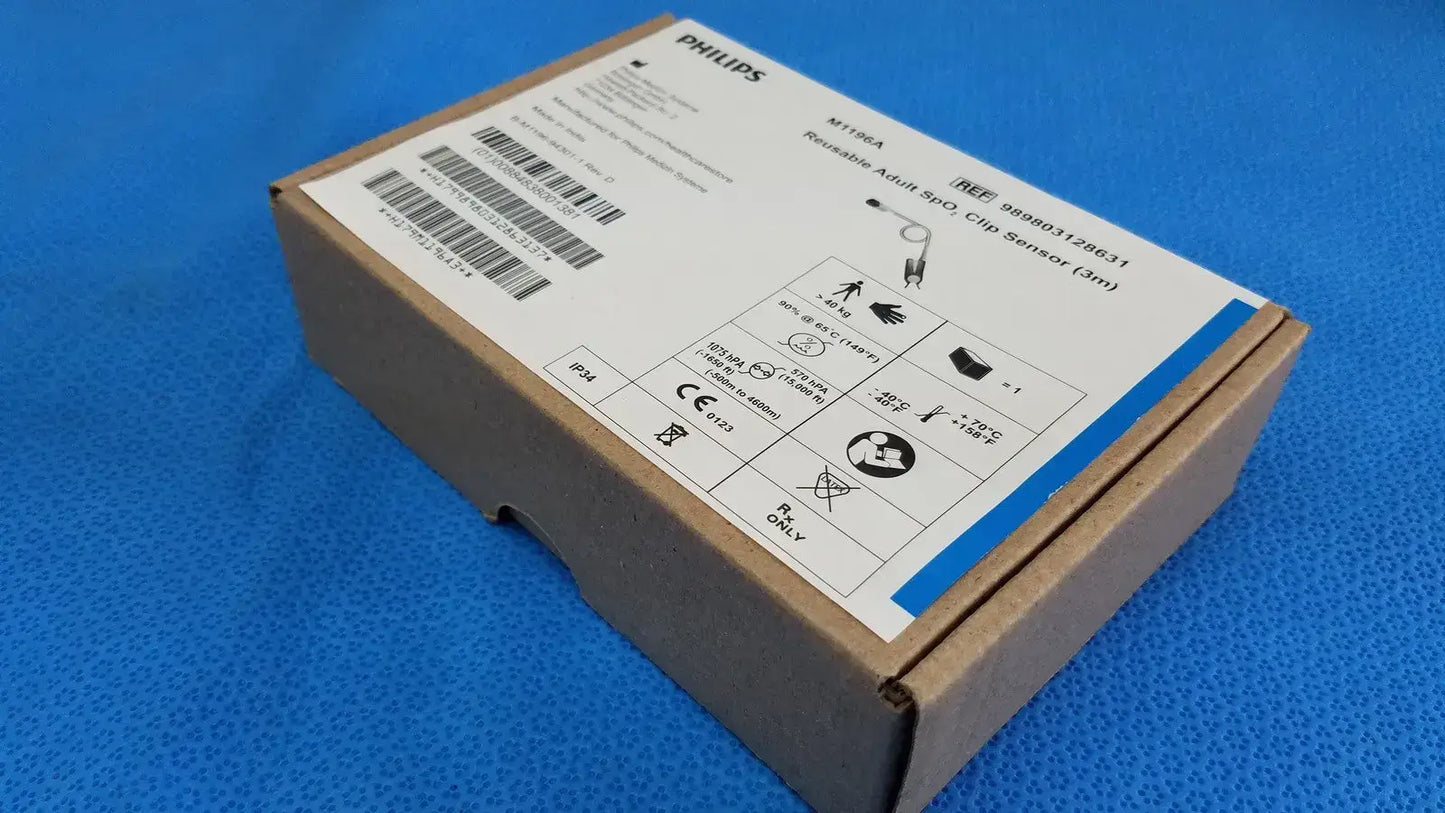 Philips Adult Spo2 Clip Sensor 3m - M1196A SpO2 Sensor, second-hand product photo 2