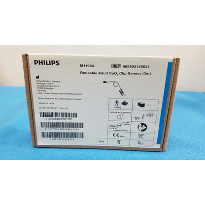 Philips Adult Spo2 Clip Sensor 3m - M1196A SpO2 Sensor, second-hand product photo 1