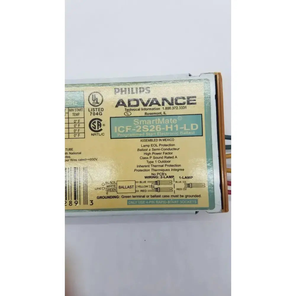 Philips Advance SmartMate ICF-2S42-M1-LD IntelliVolt 120-277V Electronic Ballast, second-hand product photo 3