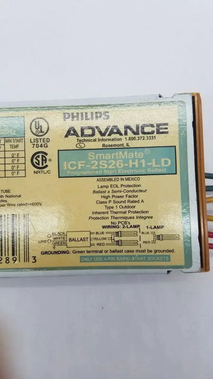 Philips Advance SmartMate ICF-2S42-M1-LD IntelliVolt 120-277V Electronic Ballast, second-hand product photo 3
