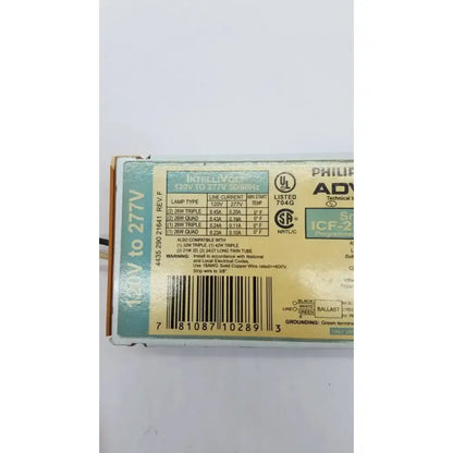 Philips Advance SmartMate ICF-2S42-M1-LD IntelliVolt 120-277V Electronic Ballast, second-hand product photo 2