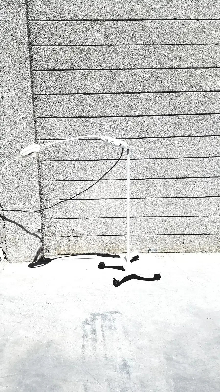 Philips Burton SN20FL Goose Neck Adjustable Exam Light with Rolling Stand Exam Light, second-hand product photo 3