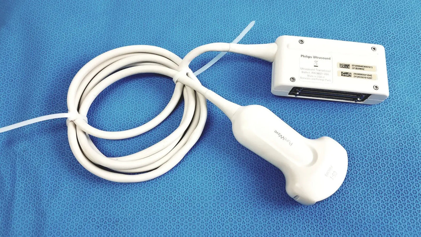 Reuse Medical Philips C5-1 Curved Array Ultrasound Transducer Probe Medical Sensors & Ultrasound Probes, second-hand product photo 1