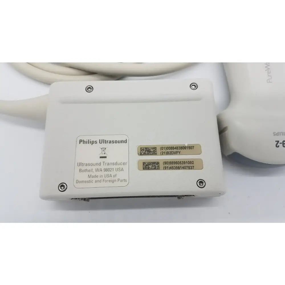 Philips C9-2 Compact Pure Wave Transducer Probe Compact Pure Wave Ultrasound Transducer Probe, second-hand product photo 2