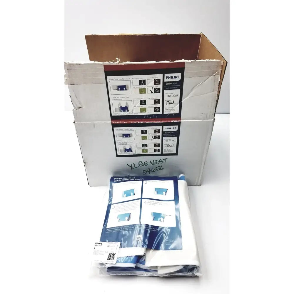 Reuse Medical Philips Clear Chest Comfort Band, X Large Ref. 100105-000 Case of 6 Other Medical & Lab Equipment, second-hand product photo 1