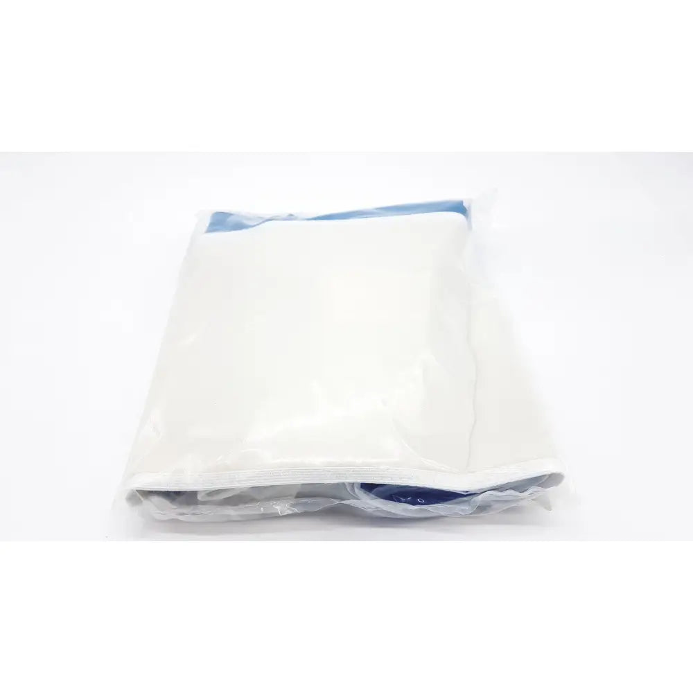 White vacuum-sealed storage bag with blue sealing strip for philips clear chest comfort band xl single patient use