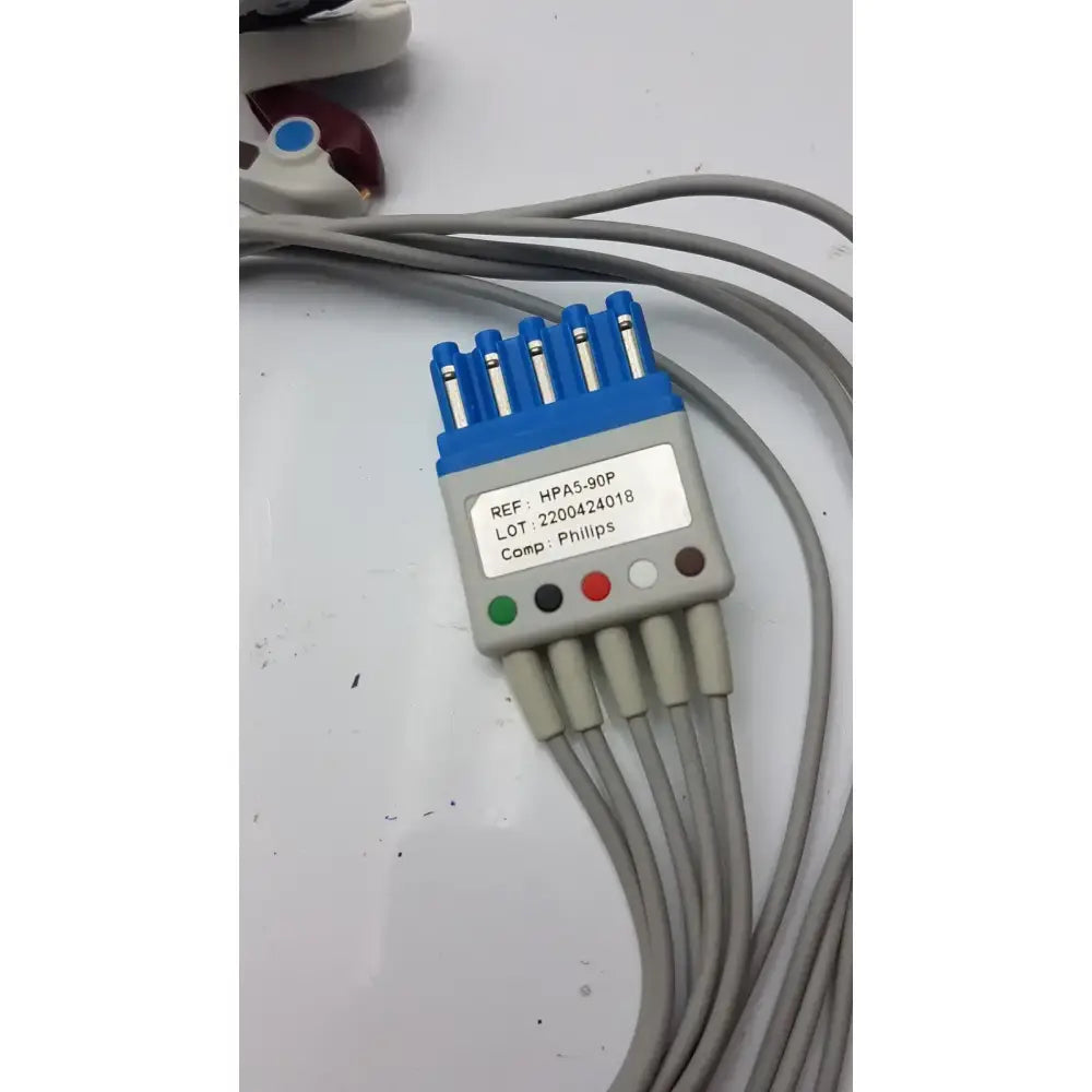 Philips Compatible ECG Lead Cable 5-lead HPA5-90P ECG Lead Cable, second-hand product photo 4