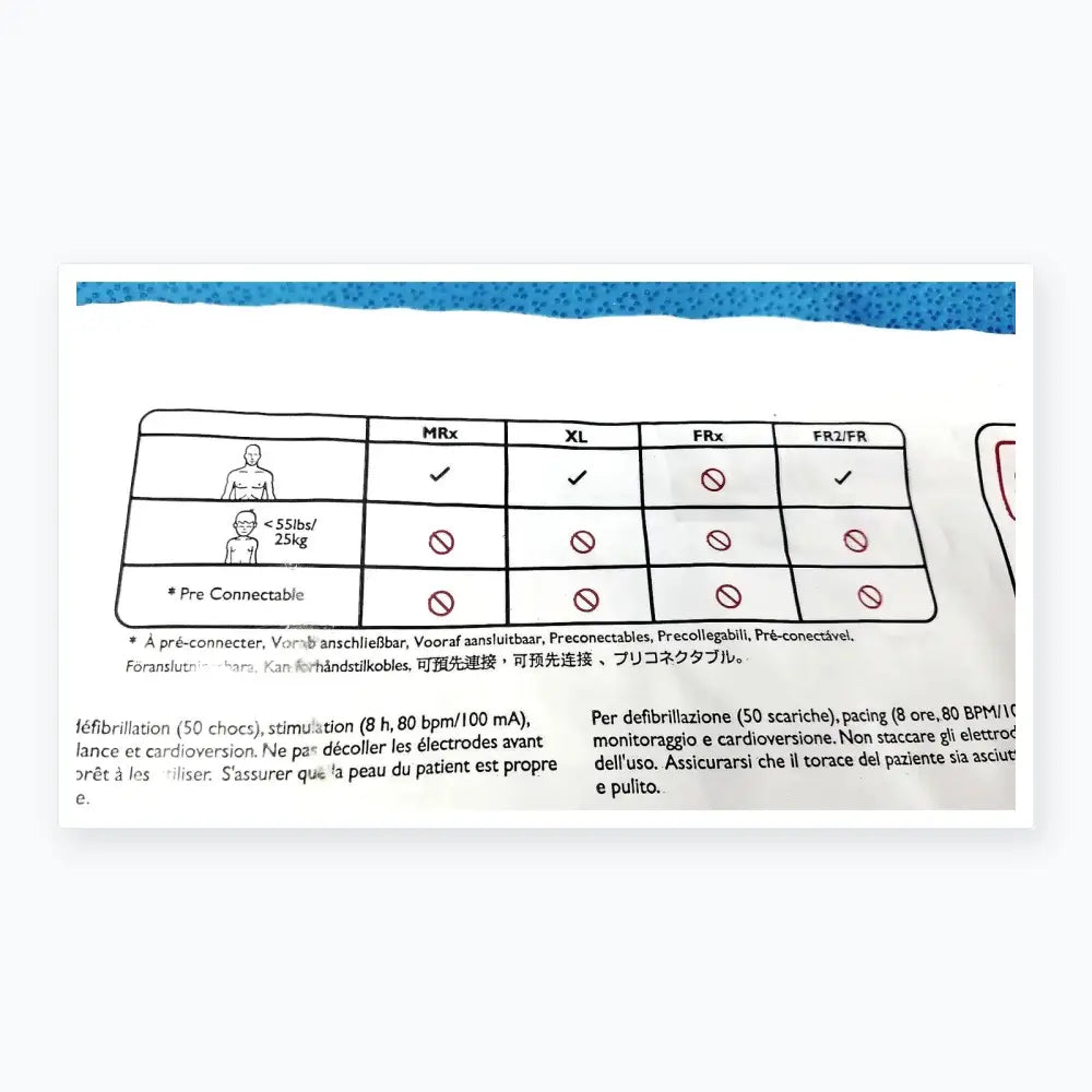 Philips DP Electrode Pad for Instructional Use Only Check Expiry Date Before Use Electrode Pad, as-is (for parts) product photo 9
