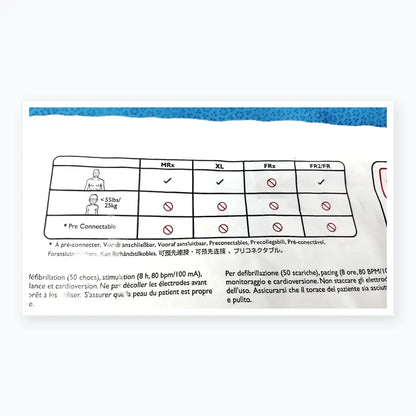 Philips DP Electrode Pad for Instructional Use Only Check Expiry Date Before Use Electrode Pad, as-is (for parts) product photo 9
