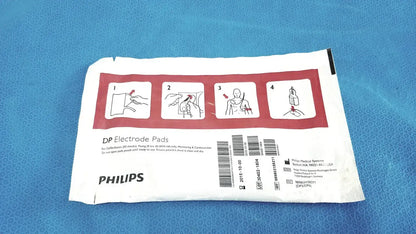 Philips DP Electrode Pad for Instructional Use Only Check Expiry Date Before Use Electrode Pad, as-is (for parts) product photo 1