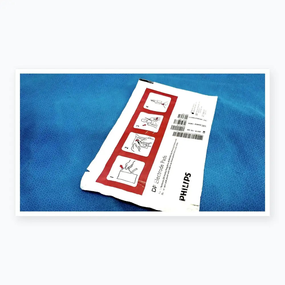 Philips DP Electrode Pad for Instructional Use Only Check Expiry Date Before Use Electrode Pad, as-is (for parts) product photo 5