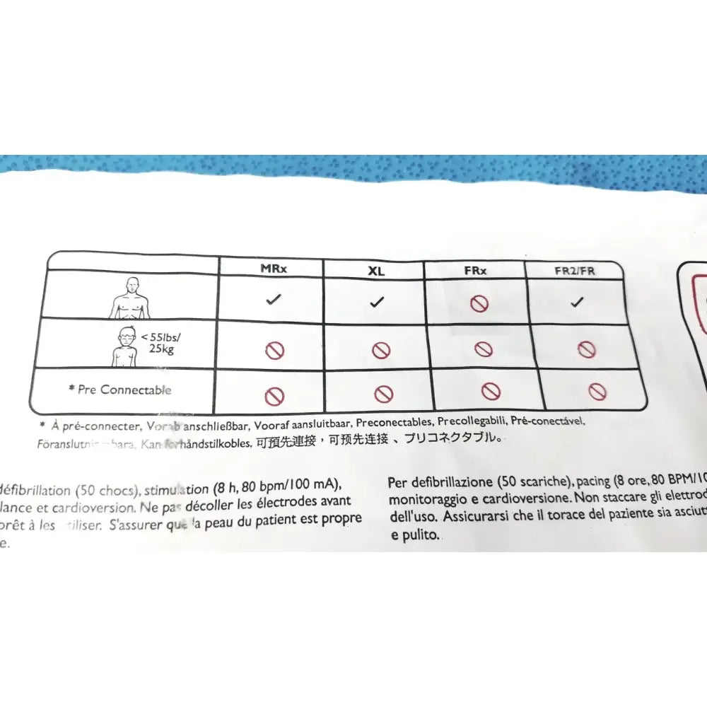 Philips DP Electrode Pad for Instructional Use Only Check Expiry Date Before Use Electrode Pad, as-is (for parts) product photo 9