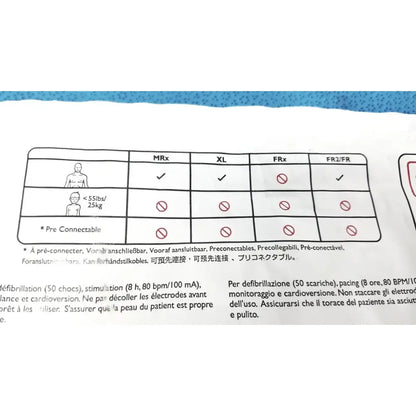 Philips DP Electrode Pad for Instructional Use Only Check Expiry Date Before Use Electrode Pad, as-is (for parts) product photo 9