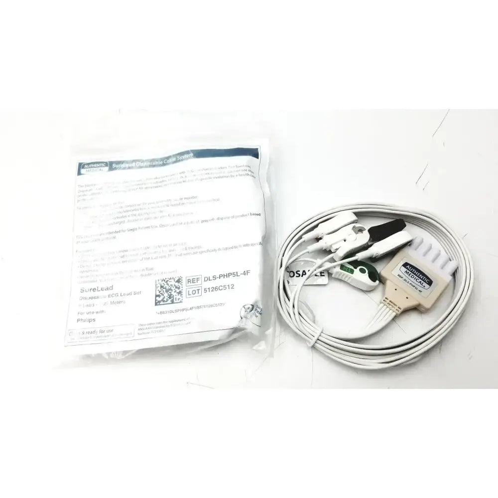 Philips DSL-PHP5L-4F ECG Lead Set ECG Lead Set, as-is (for parts) product photo 1