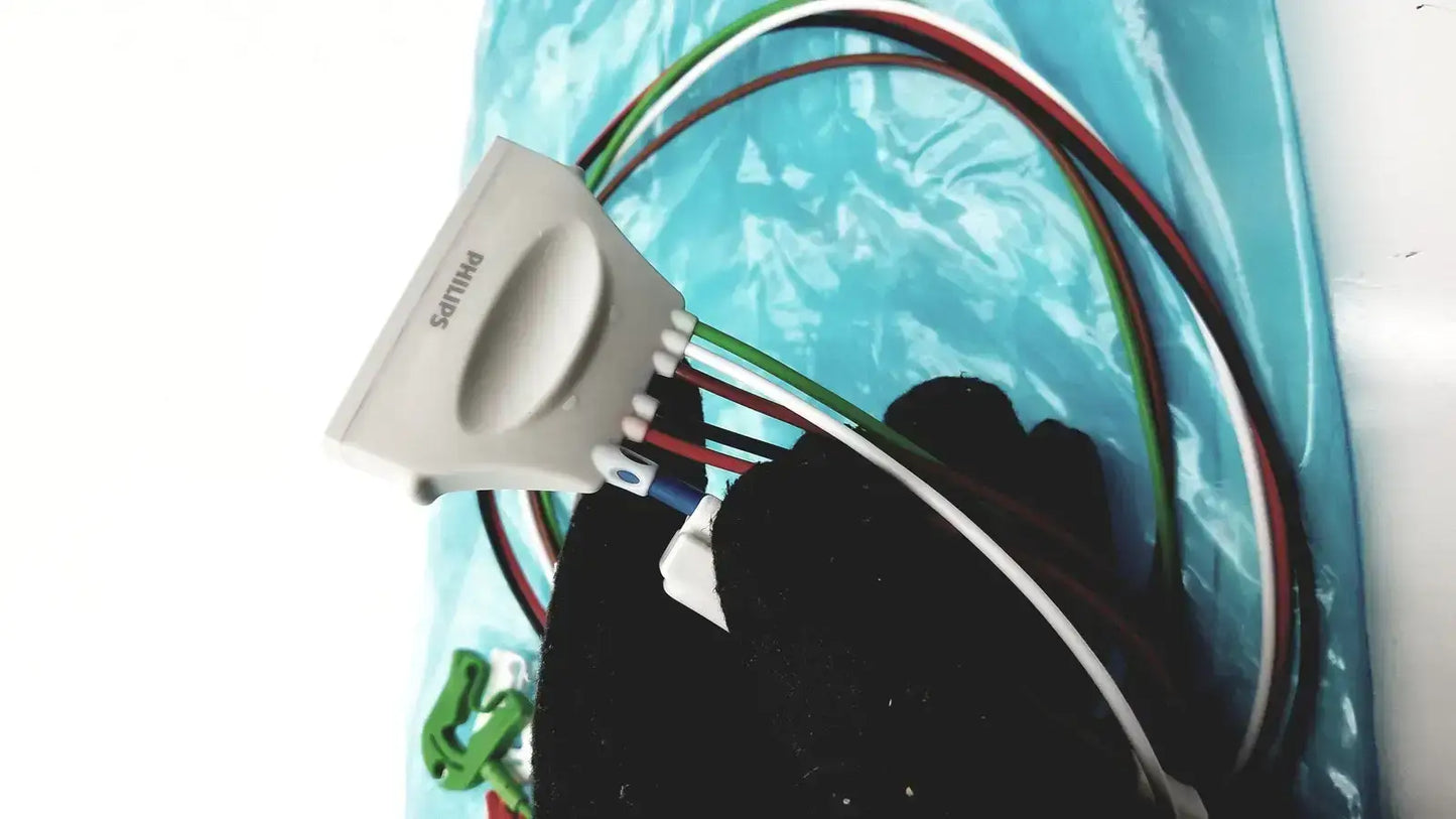Philips ECG 5 Lead Grabber, AAMI + SpO2, Tele 989803171851 ECG Leadwire, second-hand product photo 7