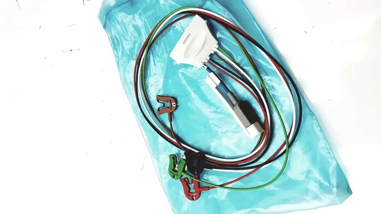 Philips ECG 5 Lead Grabber, AAMI + SpO2, Tele 989803171851 ECG Leadwire, second-hand product photo 4