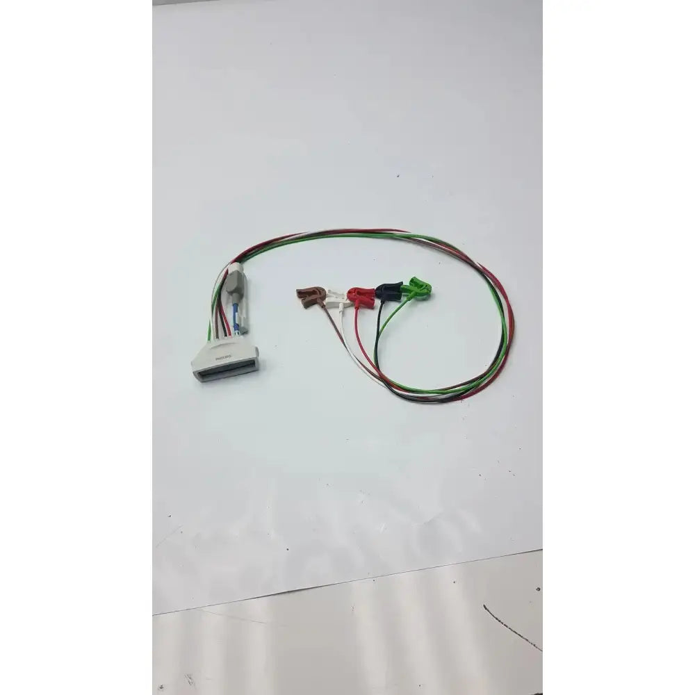 Philips ECG 5 Leads Grabber, AAMI + SpO2, Telemetry for MX40 Patient Monitor Accessory, second-hand product photo 1