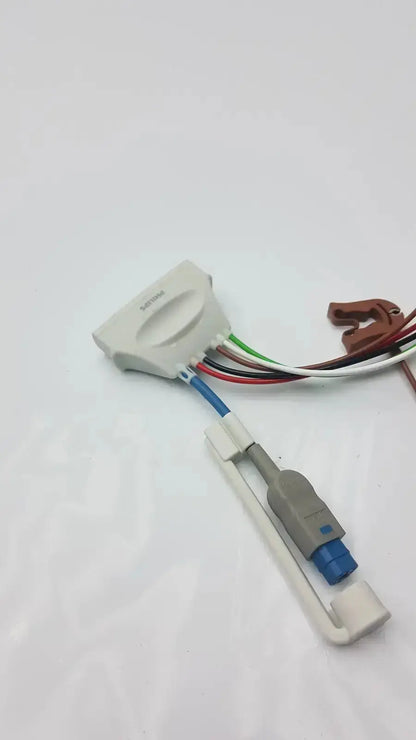 Philips ECG 5 Leads Grabber, AAMI + SpO2, Telemetry for MX40 Patient Monitor Accessory, second-hand product photo 5