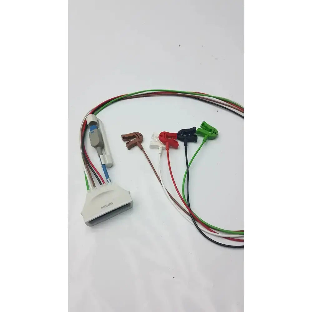 Philips ECG 5 Leads Grabber, AAMI + SpO2, Telemetry for MX40 Patient Monitor Accessory, second-hand product photo 7