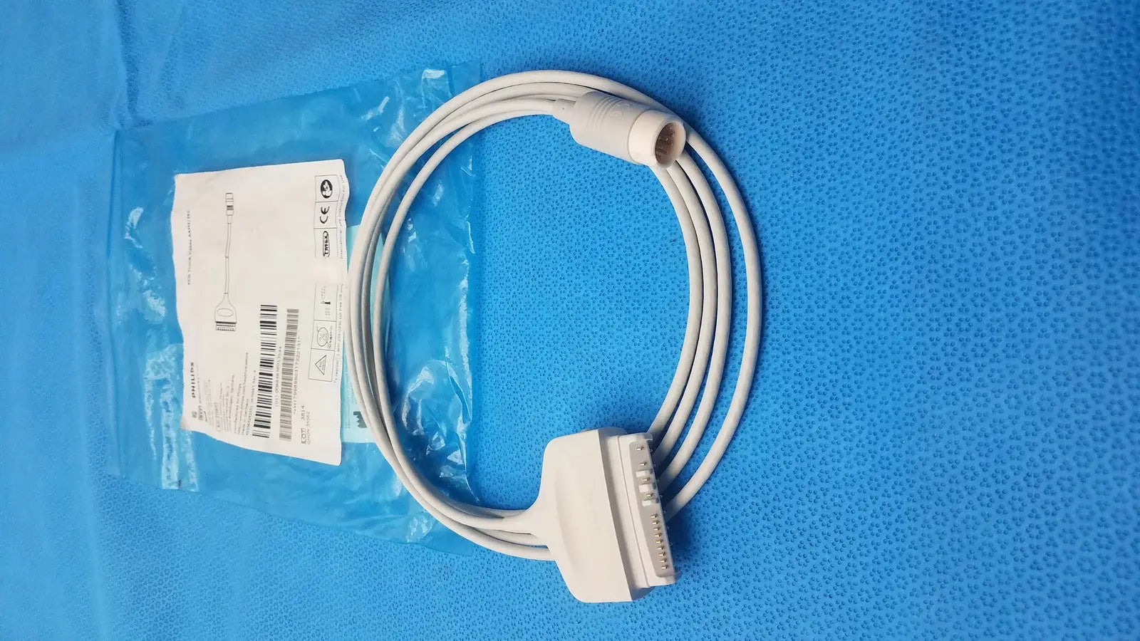 Philips ECG Trunk Cable – Patient Monitor Lead Wire – Medical Grade ECG Trunk Cable, second-hand product photo 1